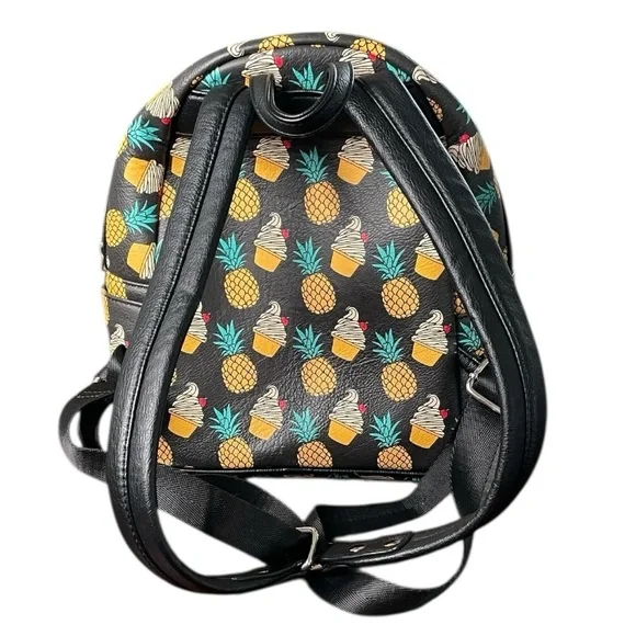 Disney Parks Loungefly 2018 Dole Whip Pineapple Swirl Backpack - Picture 2 of 10